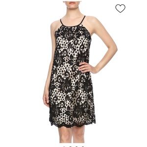 Jade pleated halter dress